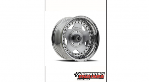 000P-51065-12  Convo Pro Series, Aluminum, Polished, 15 in. x 10 in., 5 x 4.5 in. Bolt Circle, 5.000 in. BS FORD