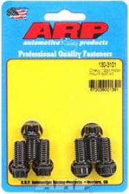 ARP 130-3101 ENGINE MOUNT Bolts, Black Oxide, 12-Point, Mount to Block, Chevy, Small, Big Block, Set of 6