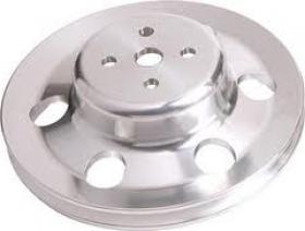 Ford Cleveland Billet Water Pump Pulley Black & Silver