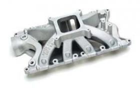 Edelbrock Super Victor Intake Manifold, Single Plane, Aluminum, Square Bore, Fits 9.2 in. Deck Height Only, Ford, 351W