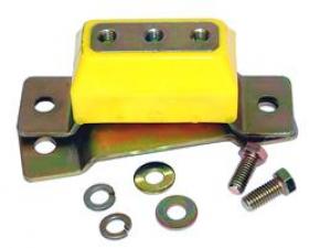 TCI Severe Duty Transmission Crossmember Mount Kits, Bushing, Transmission Crossmember Mount, Zinc Finish, Yellow, Ford, Each  Estimated USA/Internation