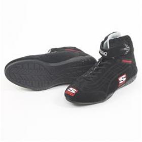SIMPSON   AD115BK  Shoes Adrenaline, High-top, Nomex Liner, Black, SFI 3.3/5, Men's Size 11 1/2