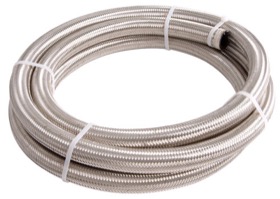 <strong>100 Series Stainless Steel Braided Hose -4AN </strong><br />4.5 Metre Length
