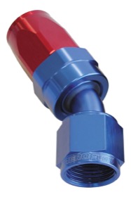 <strong>100 Series Swivel Taper 30° Hose End -16AN </strong><br />Blue/Red Finish. Suit 100 & 450 Series Hose
