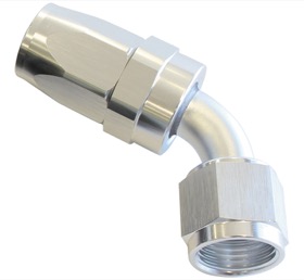<strong>100 Series Swivel Taper 60° Hose End -10AN </strong><br />Silver Finish. Suit 100 & 450 Series Hose
