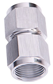 <strong>Straight Female Swivel Coupler -4AN</strong> <br />Silver Finish
