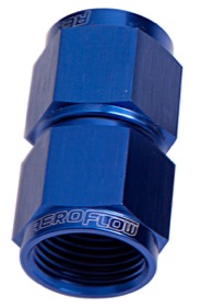 <strong>Straight Female Swivel Coupler -20AN</strong> <br />Blue Finish
