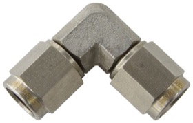 <strong>90° Female Swivel Coupler -3AN</strong><br /> Stainless Steel