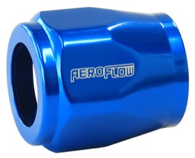 <strong>Hex Hose Finisher 1/2" (12.7mm) Inside Diameter</strong><br /> Blue Finish. Suits -4AN Hose
