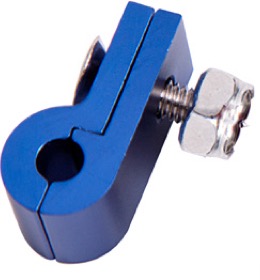 <strong>Billet Aluminium P-Clamp 3/16" (4.7mm) </strong><br />Blue Finish
