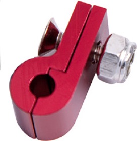 <strong>Billet Aluminium P-Clamp 3/16" (4.7mm) </strong><br />Red Finish

