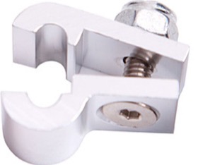 <strong>Billet Aluminium P-Clamp 5/16" (7.9mm) </strong><br />Silver Finish
