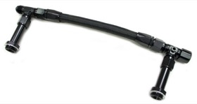 <strong>Carburettor Inlet Rail Kit -8AN Dominator </strong><br />Black Finish. Suits Holley Fuel Line
