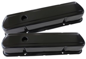 <strong>Black Steel Valve Covers</strong><br />Suit Holden 253-308 Without Aeroflow Logo
