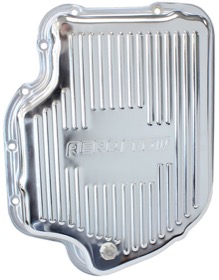 <strong>Chrome Transmission Pan</strong><br />Suit GM TH400, Deep Pan With Drain Plug

