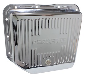 <strong>Chrome Transmission Pan</strong><br />Suit GM TH350, Deep Pan With Drain Plug
