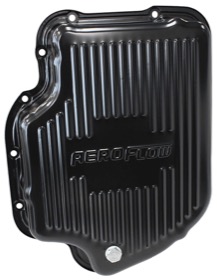 <strong>Black Transmission Pan</strong><br />Suit GM TH400, Deep Pan With Drain Plug
