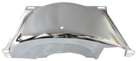 <strong>Chrome Flywheel Dust Cover</strong><br />Suit GM 700 With SB & BB Chev

