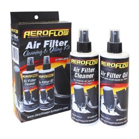 <strong>Air Filter Cleaner and Oil Kit</strong><br /> Restore your reusable cotton fabric air filter performance, 2 x 296ml pump bottles
