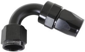 <strong>200 Series PTFE 120° Hose End -6AN </strong><br />Black Finish. Suit 200 Series Hose
