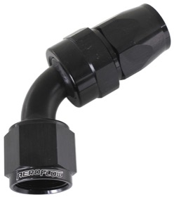 <strong>200 Series PTFE 60° Hose End -8AN</strong> <br />Black Finish. Suit 200 Series Hose
