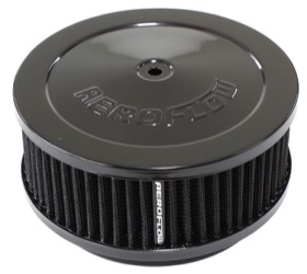 <strong>Black Air Filter Assembly</strong><br /> 6-3/8" x 2-1/2", 5-1/8" neck, black washable cotton element
