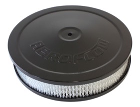 <strong>Black Air Filter Assembly </strong><br /> 9" x 2", 5-1/8" neck, paper element
