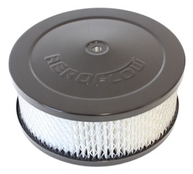 <strong>Black Air Filter Assembly</strong><br /> 6-3/8" x 2-1/2", 5-1/8" neck, paper element
