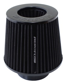 <strong>Universal Tapered 3" (76mm) Clamp-On Filter</strong><br />5 in (127 mm) H x 6 in (154 mm) Base OD x 4.724 in (120 mm) Top OD
