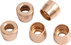 <strong>PTFE Hose Brass Olive Inserts -4AN (5 Pack)</strong> <br />
