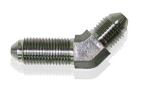 <strong>45° Stainless Steel Bulkhead -3AN</strong> <br />

