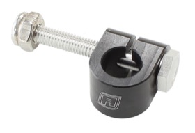<strong>Billet Aluminium Clip Style Cable Mount</strong> <br />Full Clamp, Black
