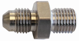<strong>Stainless Steel Dual Seat Adapter -4AN</strong> <br /> M12 x 1.0mm
