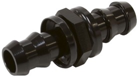 <strong>Male to Male Barb Push Lock Adapter -4</strong> <br />Black Finish
