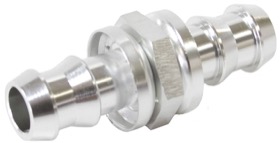 <strong>Male to Male Barb Push Lock Adapter -4</strong> <br />Silver Finish

