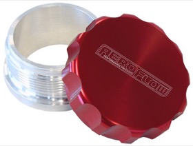 <strong>1" Billet Aluminium Weld-On Filler with Red Cap</strong><br />

