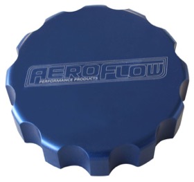 <strong>Billet Radiator Cap Cover </strong><br /> Suit Small Cap, Blue Finish
