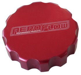 <strong>Billet Radiator Cap Cover </strong><br /> Suit Small Cap, Red Finish
