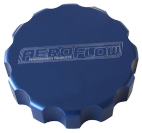<strong>Billet Radiator Cap Cover </strong><br /> Suit Large Cap, Blue Finish
