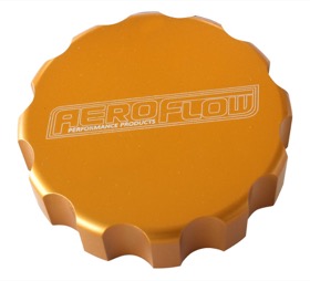 <strong>Billet Radiator Cap Cover </strong><br /> Suit Large Cap, Gold Finish
