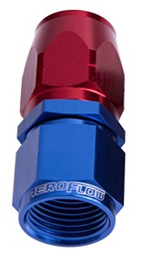 <strong>500 / 550 Series Cutter Style One Piece Full Flow Swivel Straight Hose End -12AN</strong><br /> Blue/Red Finish. Suits 100 & 450 Series Hose
