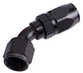 <strong>500 Series Cutter Swivel 45° Hose End -12AN </strong><br />Black Finish. Suits 100 & 450 Series Hose
