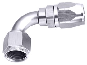 <strong>500 Series Cutter Swivel 90° Hose End -20AN </strong><br />Silver Finish. Suits 100 & 450 Series Hose
