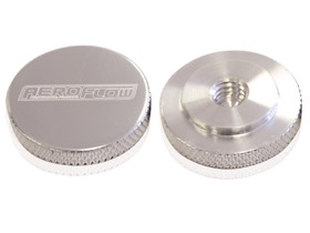 <strong>Polished Billet Air Cleaner Nut</strong><br />Low profile perfect for tight clearance applications, 1/4" UNC
