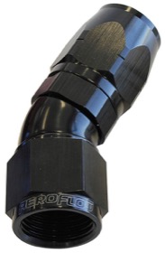 <strong>550 Series Cutter Style One Piece Swivel 30° Stepped Hose End -10AN to -8 Hose</strong> <br /> Black Finish. Suits 100 & 450 Series Hose
