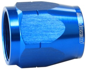 <strong>Alloy Cutter Style Hose End Socket -4AN</strong> <br />Blue Finish. Suit 500 & 550 Series Fittings Only

