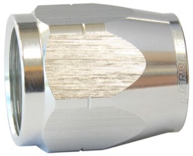 <strong>Alloy Cutter Style Hose End Socket -4AN</strong> <br /> Silver Finish. Suit 500 & 550 Series Fittings
