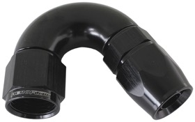 <strong>570 Series One-Piece Full Flow 150° Hose End -4AN </strong><br /> Black Finish. Suit 200 Series PTFE Hose
