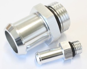 <strong>Replacement Fittings for VX/VY Commodore Radiator Overflow Tanks</strong><br /> Suit AF77-1024, Silver Finish
