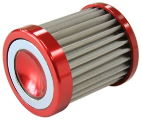 <strong>Replacement Fuel Filter Element</strong><br />10 Micron S/S Suit GM & Ford Filter AF66-2056 & AF66-2057